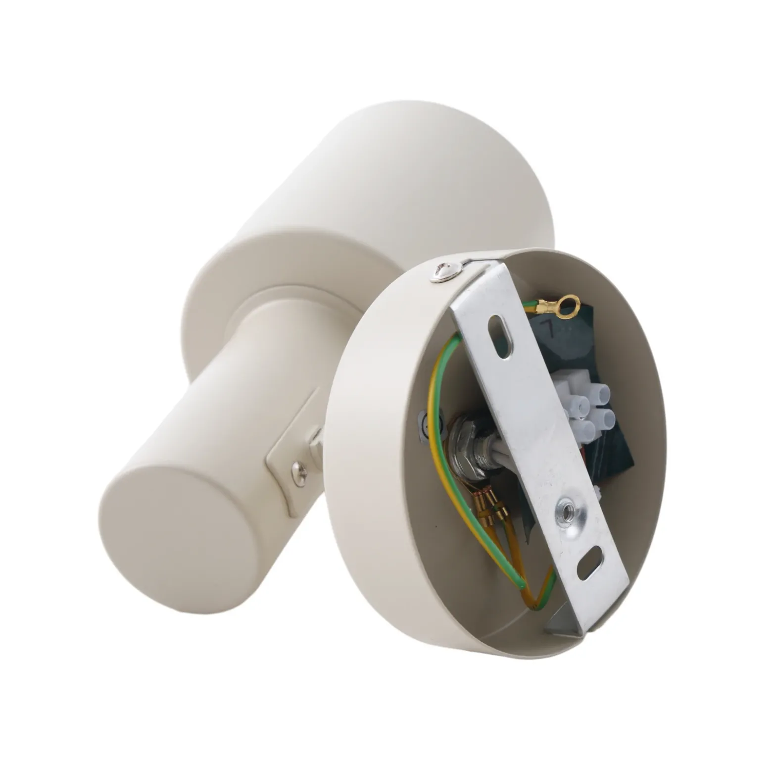 Foco de pared Lindby Ovelia, beige, metal, E27