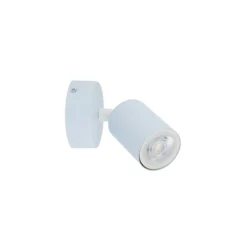 Foco de pared Livia, azul, 13 cm, metal, regulable, GU10