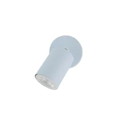Foco de pared Livia, azul, 13 cm, metal, regulable, GU10