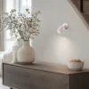 Foco de pared Livia, rosa, 13 cm, metal, regulable, GU10
