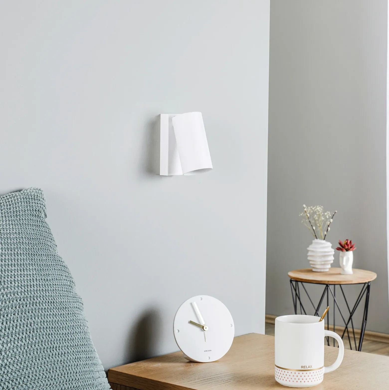 Foco de pared Mono I blanco