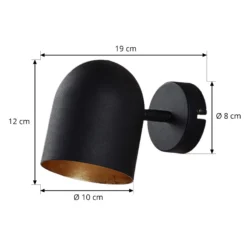 Foco de pared Morik, de 1 luz