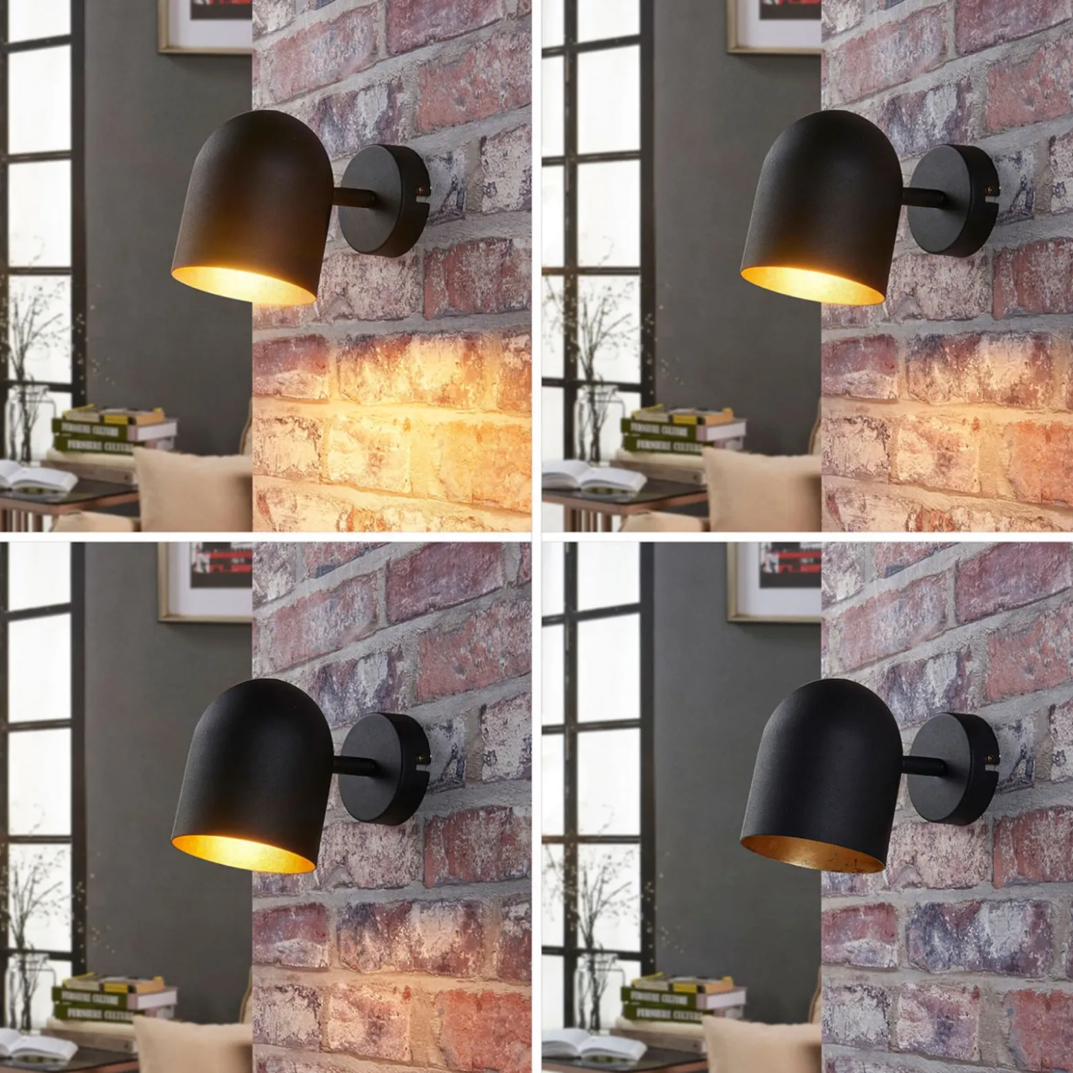 Foco de pared Morik, de 1 luz