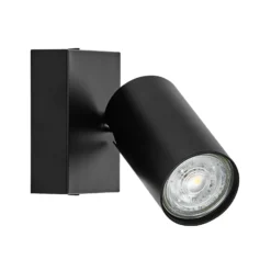 Foco de pared OCTAGON negro de OSRAM, 1 luz GU10-LED 927 atenuable