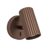 Foco de pared Portillo, bronce, altura 11 cm, metal, GU10