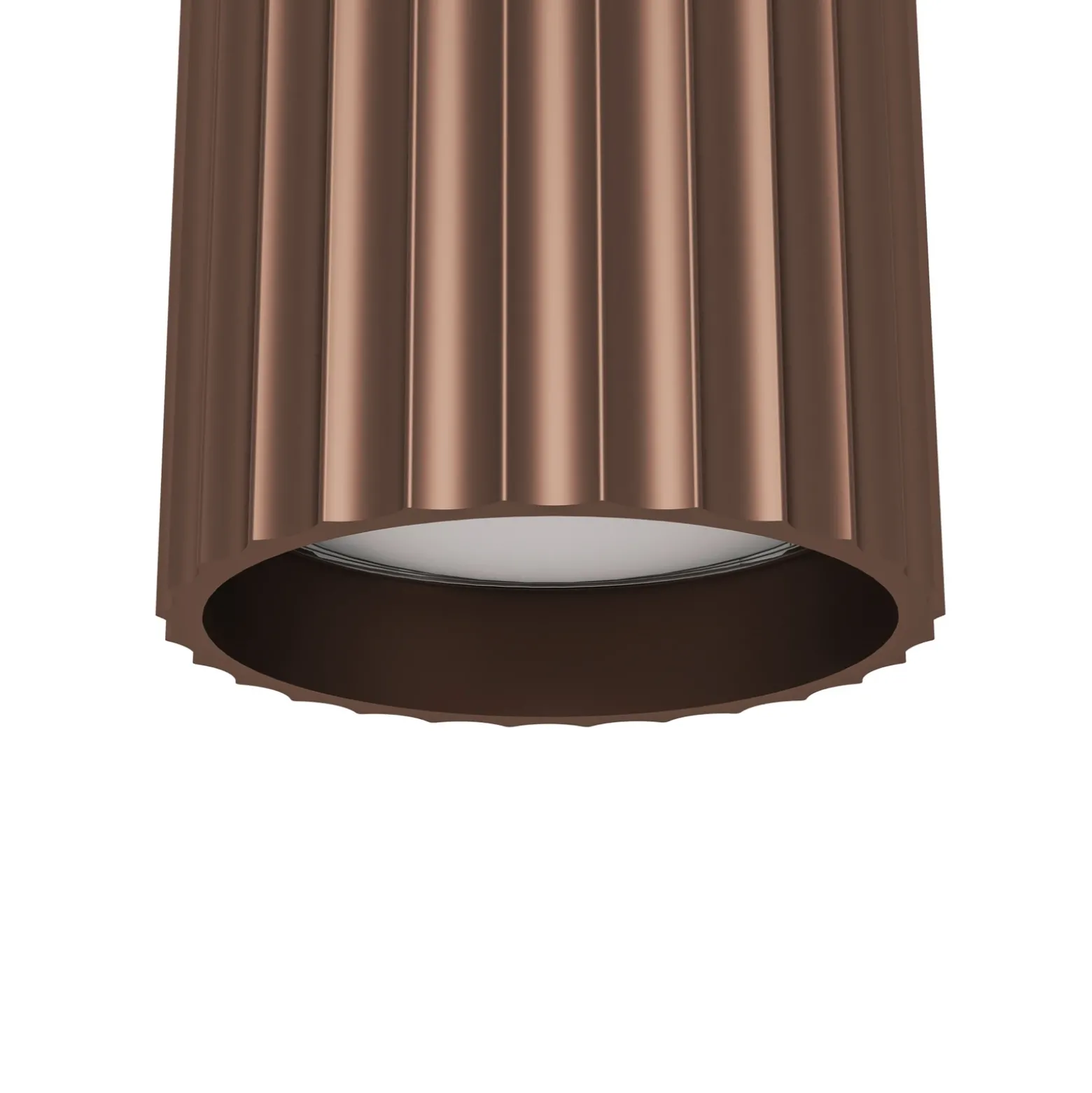 Foco de pared Portillo, bronce, altura 11 cm, metal, GU10