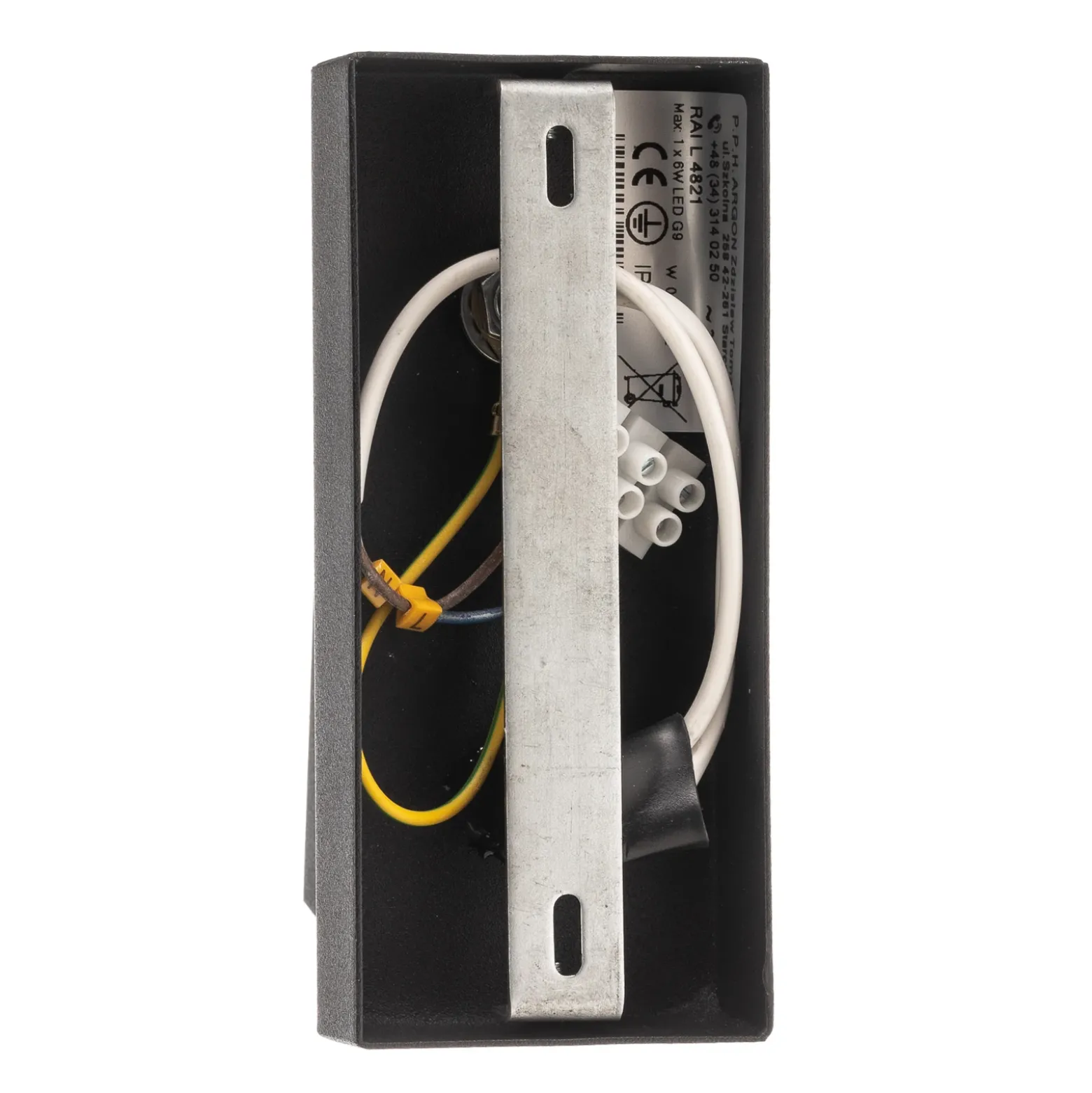 Foco de pared Rai, orientable, negro