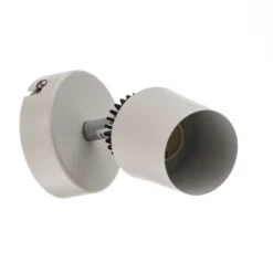 Foco de pared Tec en blanco, 1 luz