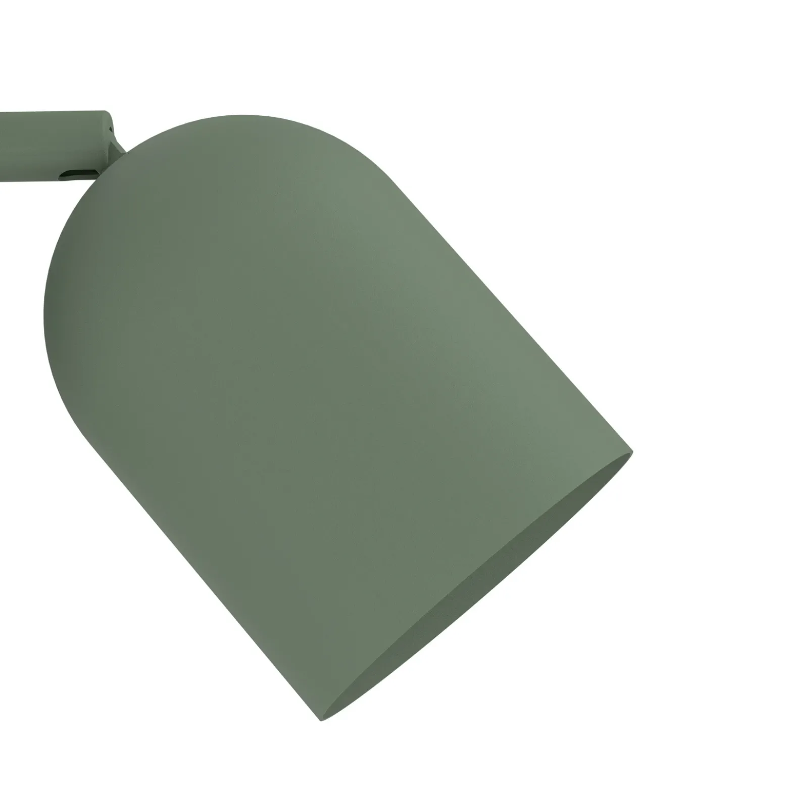 Foco de pared Tilston, verde oscuro, Ø 9 cm, acero, E14