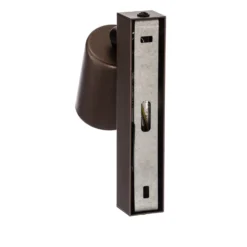 Foco de pared Top, regulable, interruptor, marrón, 1 luz