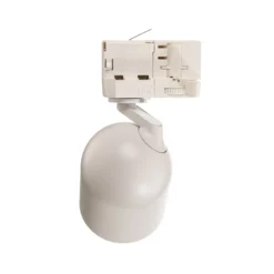Foco de riel Arcchio Brinja, blanco, Ø 6,5 cm, GU10 trifásico