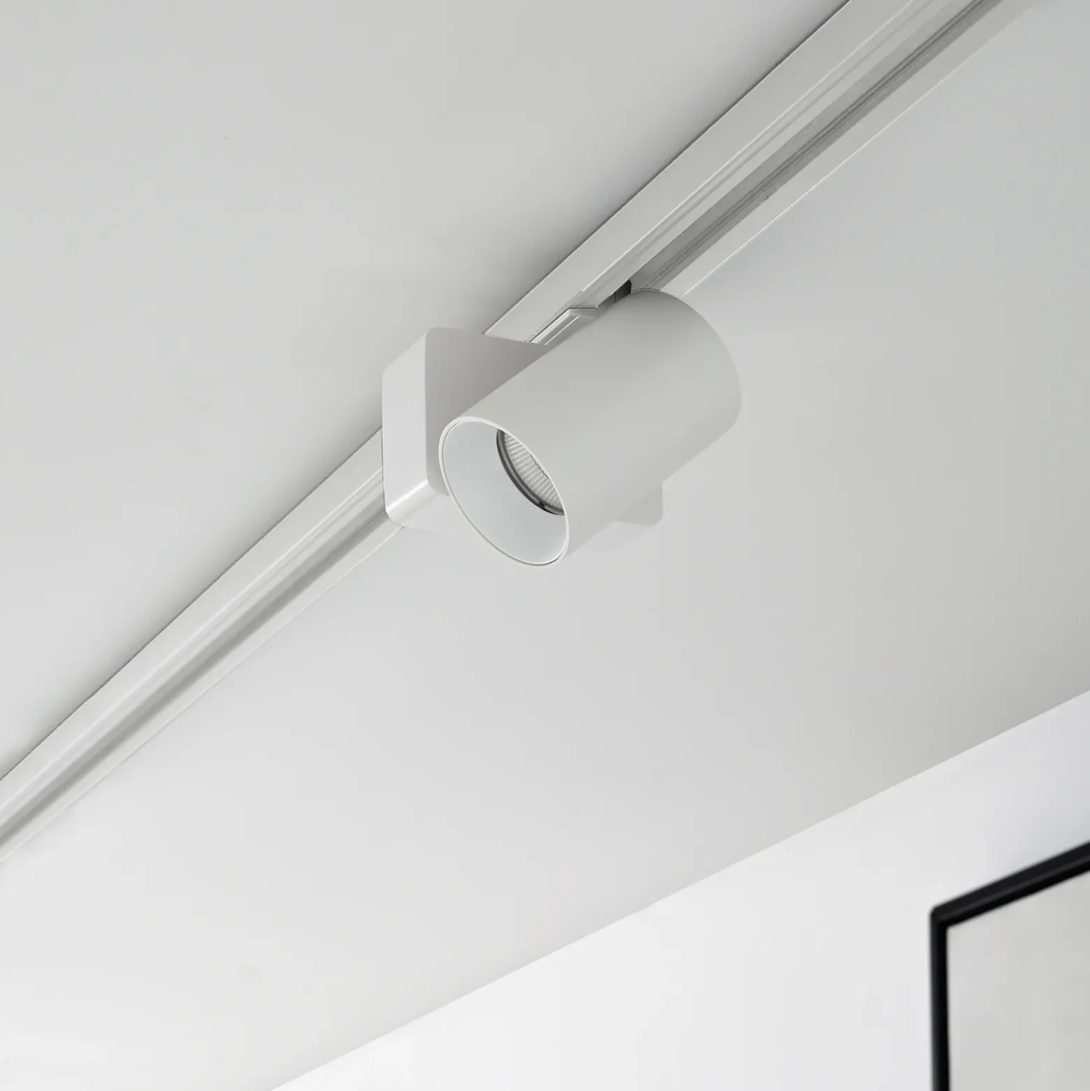 Foco de riel LED Lindby Linaro/Brinja, blanco, 1 fase