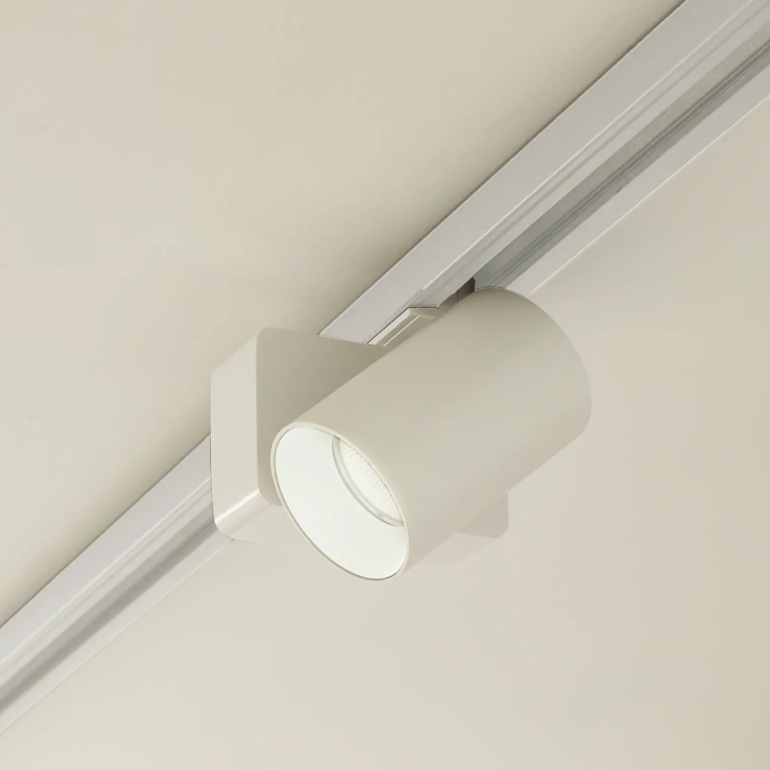 Foco de riel LED Lindby Linaro/Brinja, blanco, 1 fase