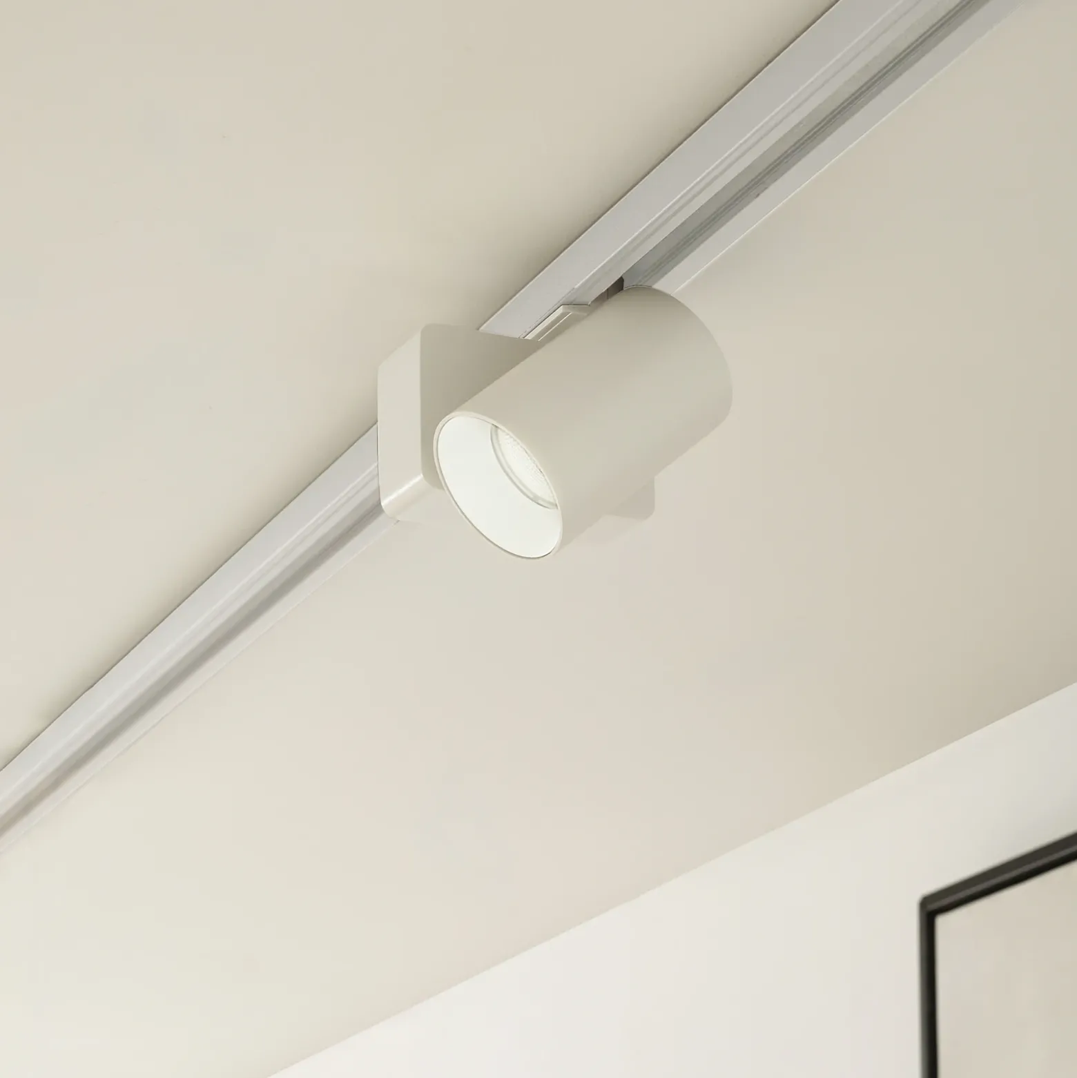 Foco de riel LED Lindby Linaro/Brinja, blanco, 1 fase