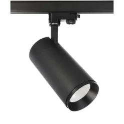 Foco de riel LED Lucea trifásico 30 W negro