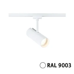 Foco de riel LED Paulmann URail Theron, 3000 K, blanco señal