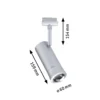 Foco de riel LED Paulmann URail Smart, modelo Tarie, cromado, CCT, RGB