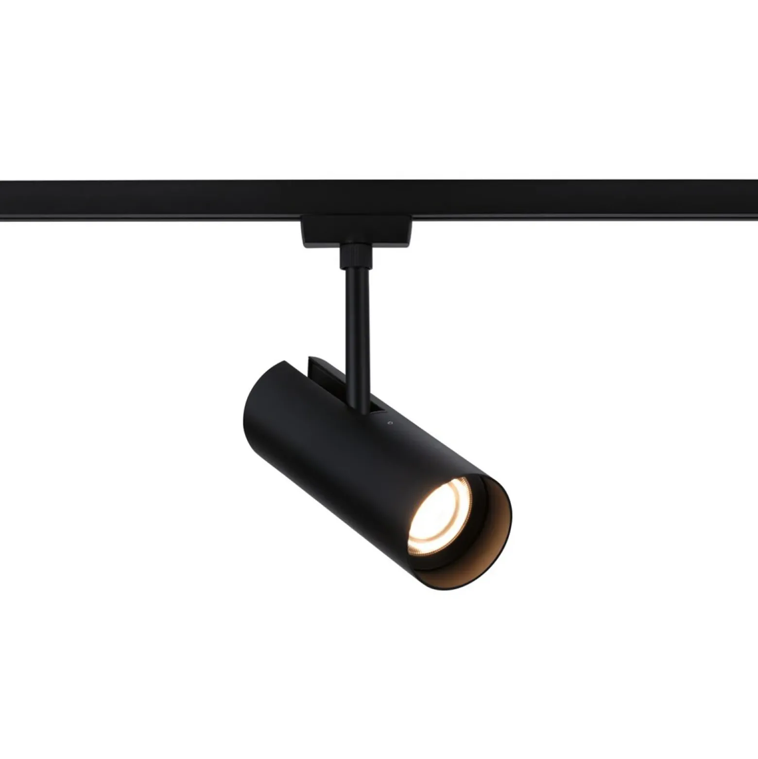 Foco de riel LED Paulmann URail Theron, negro, 3000 K, Ø 6 cm