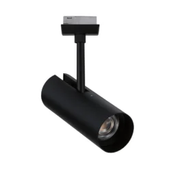 Foco de riel LED Paulmann URail Theron, negro, 3000 K, Ø 6 cm
