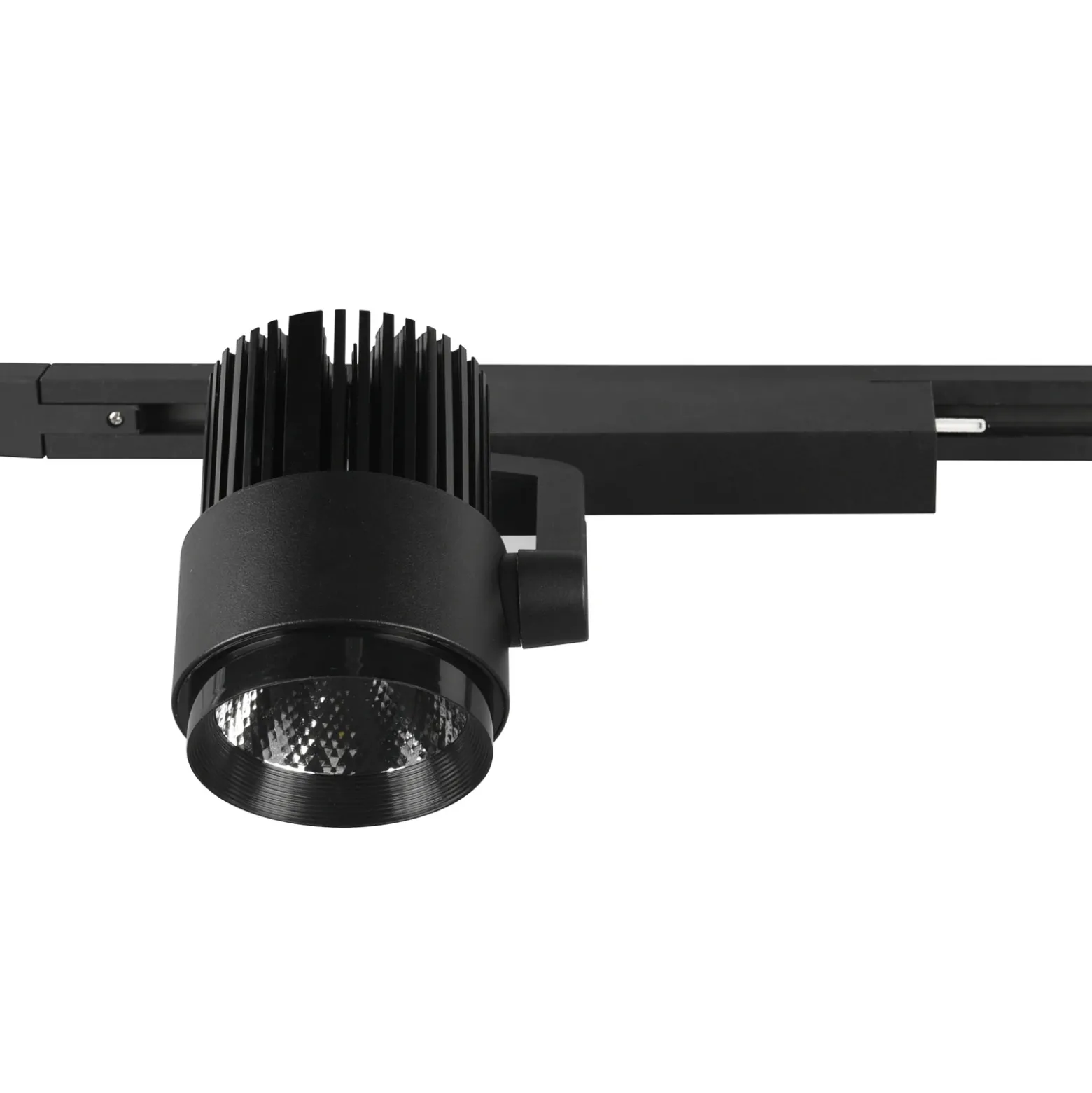 Foco de riel LED Radiador para DUOline, negro mate, CCT