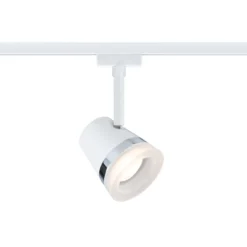 Foco de riel Paulmann URail Cone, blanco señal, metal, GU10