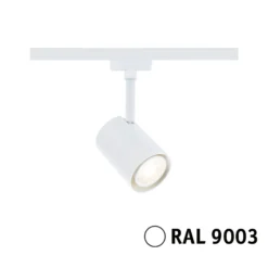 Foco de riel Paulmann URail Luxe, blanco señal, GU10, atenuable