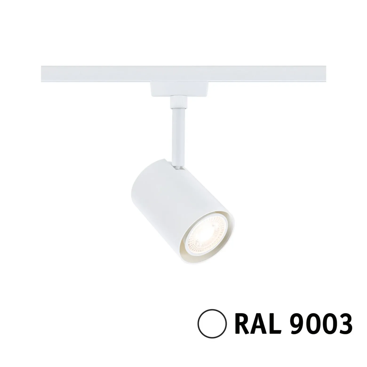 Foco de riel Paulmann URail Luxe, blanco señal, GU10, atenuable