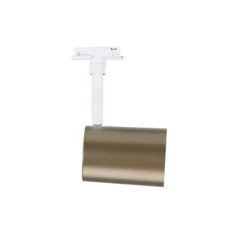 Foco de riel Paulmann URail Luxe, dorado/blanco, Ø 7 cm, GU10