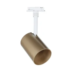 Foco de riel Paulmann URail Luxe, dorado/blanco, Ø 7 cm, GU10