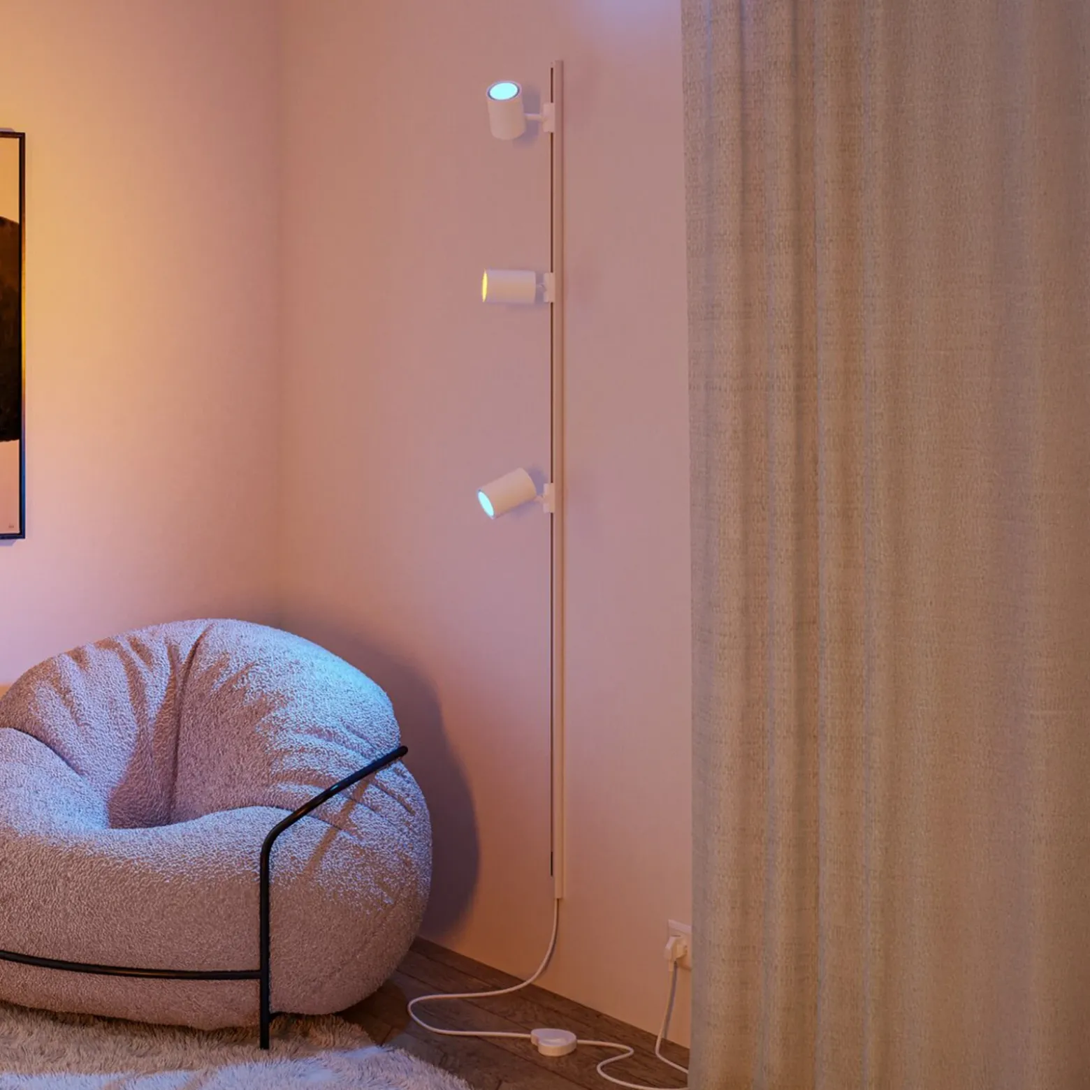 Foco de riel Paulmann URail Luxe, blanco, ZigBee, GU10