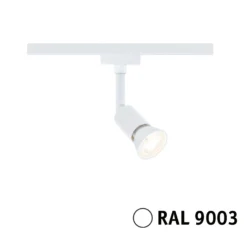 Foco de riel Paulmann URail Salt, blanco señal, GU10