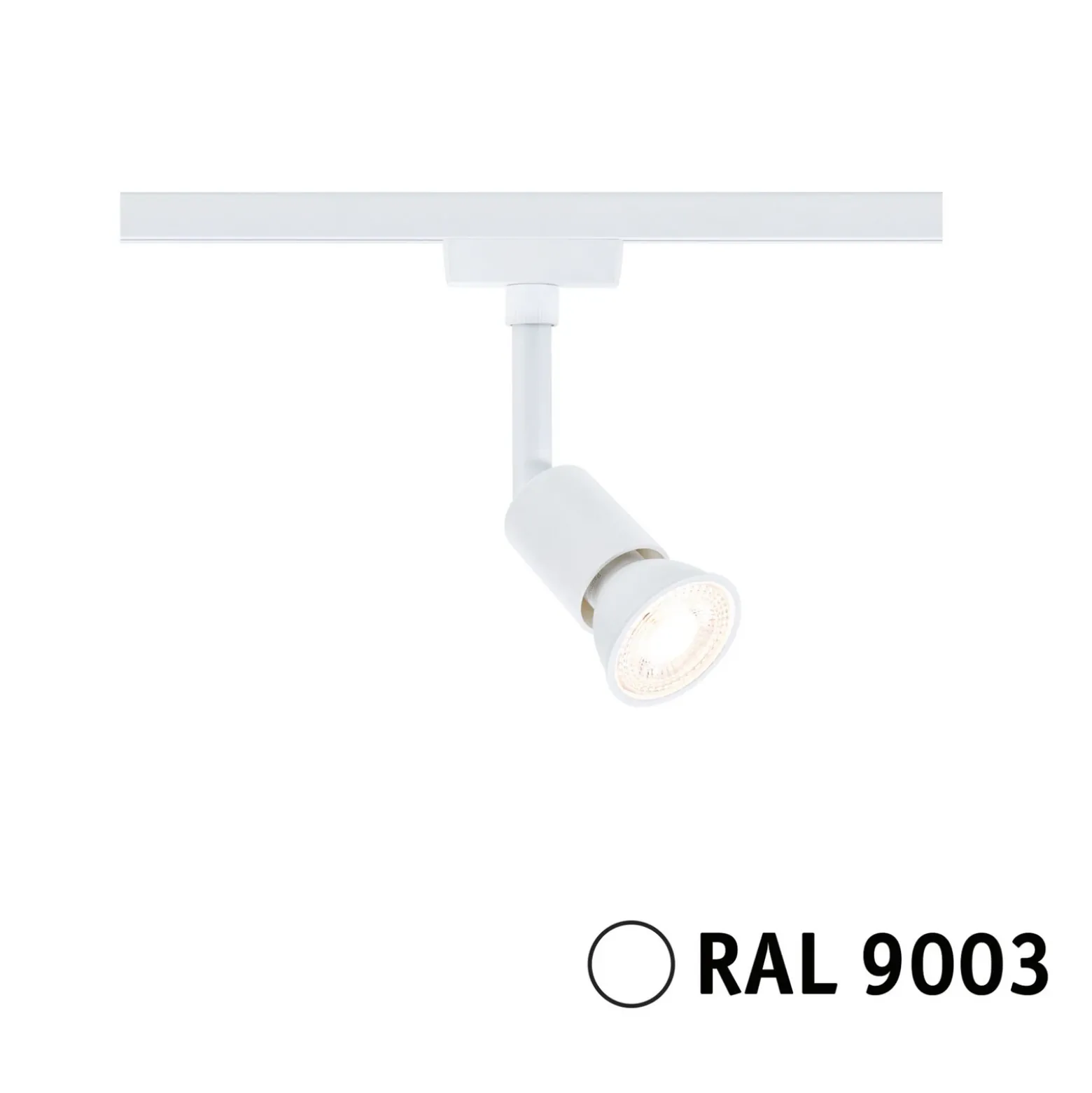 Foco de riel Paulmann URail Salt, blanco señal, GU10