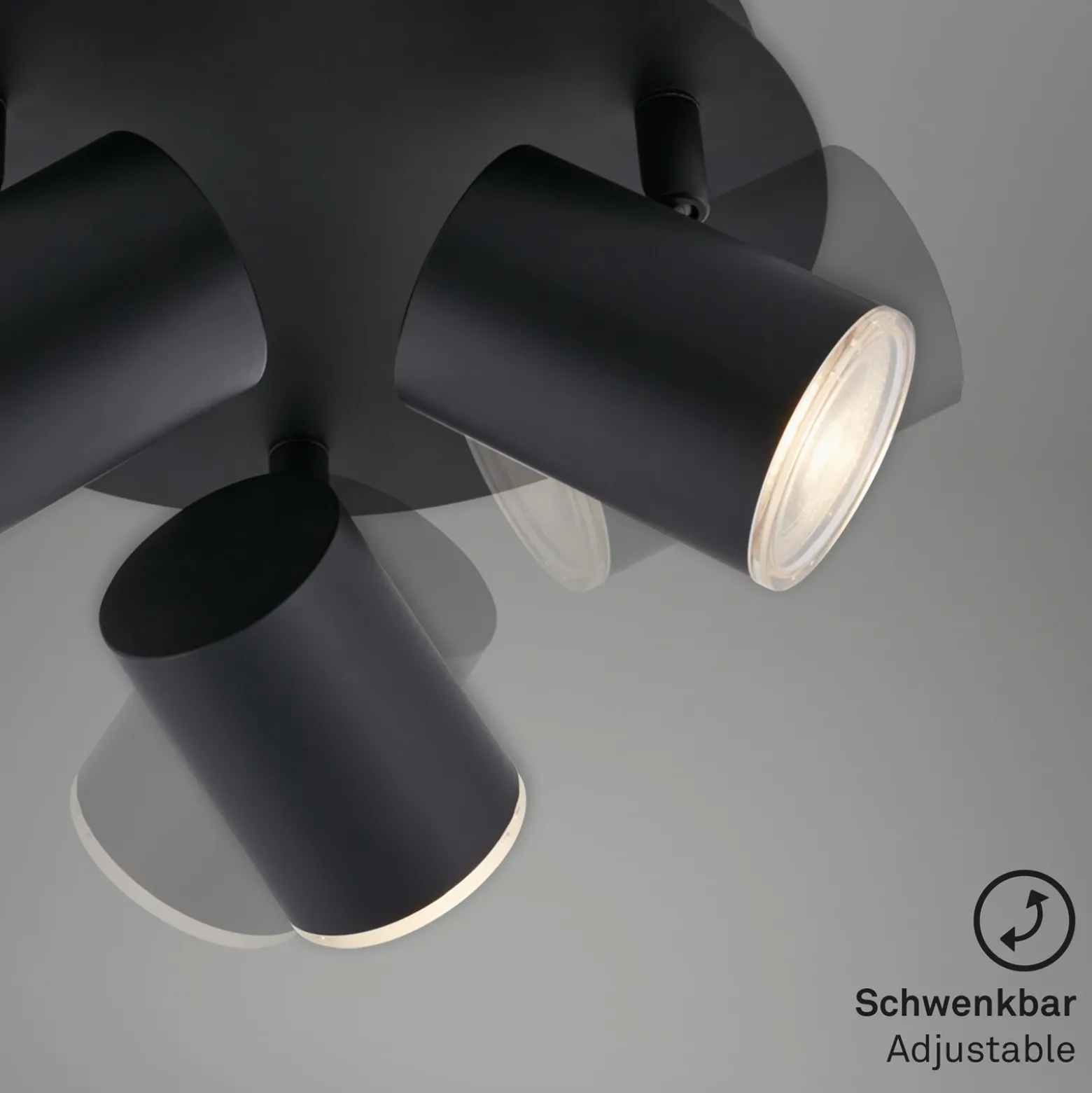 Foco de techo Banyo Splash GU10 IP44 3 luces