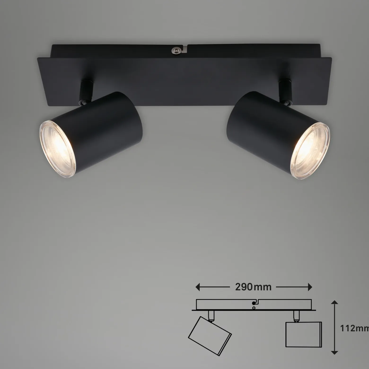 Foco de techo Banyo Splash GU10 IP44 2 luces