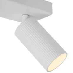 Foco de techo Clubs, 2 luces, blanco