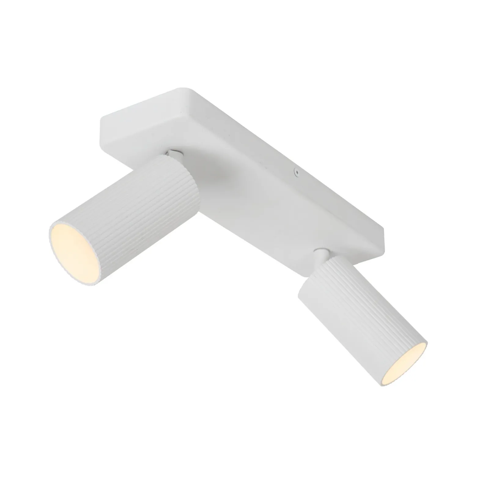 Foco de techo Clubs, 2 luces, blanco