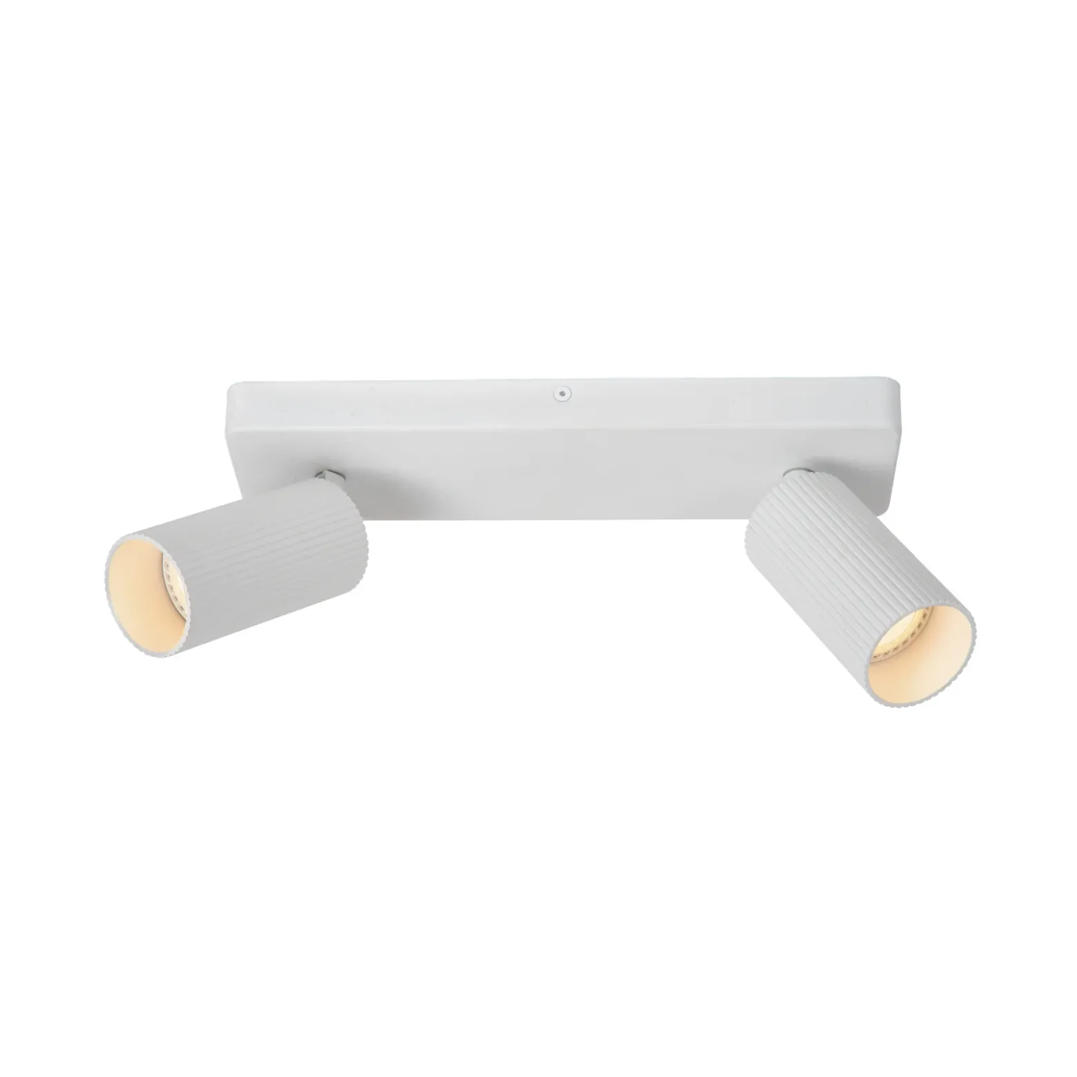 Foco de techo Clubs, 2 luces, blanco