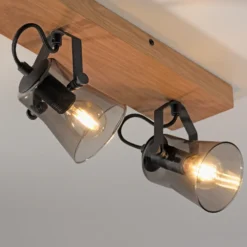 Foco de techo Langström verde, 3 luces