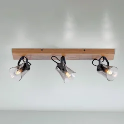 Foco de techo Langström verde, 3 luces
