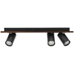 Foco de techo OSRAM MERCURY negro 3 puntos GU10-LED 927 atenuable