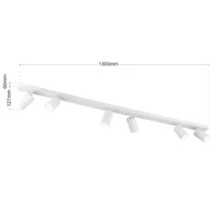 Foco de techo Sean 6 luces, blanco