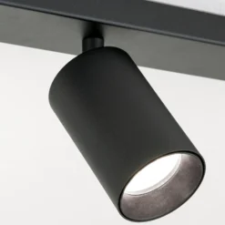 Foco de techo Sean 6 luces, negro