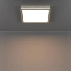 Foco de techo Southery 3 luces crema-oro cepillado