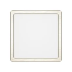 Foco de techo Southery 3 luces crema-oro cepillado