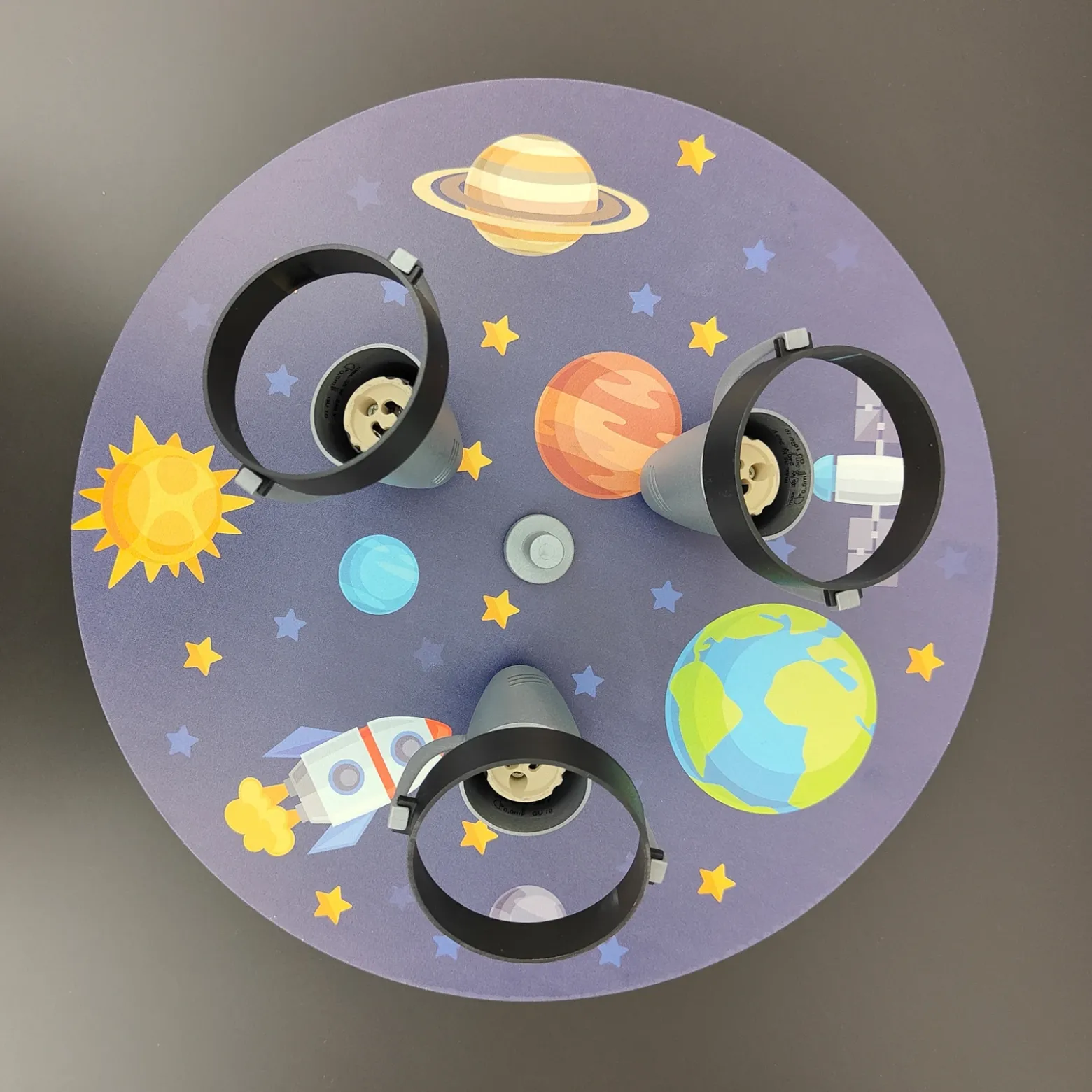 Foco de techo Universo, 3 luces