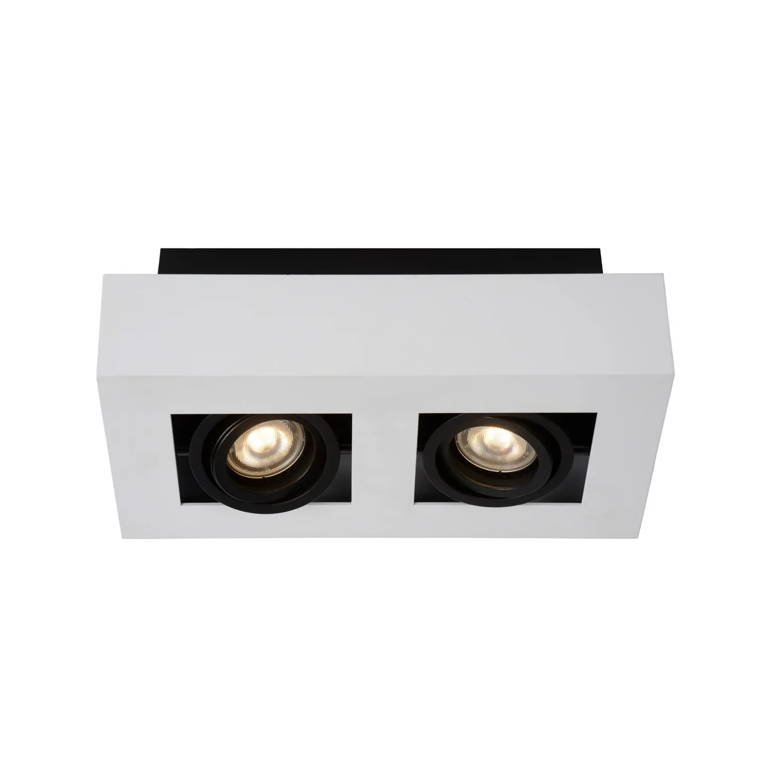 Foco de techo Xirax, 2 luces, blanco