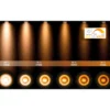 Foco de techo Xirax, 4 luces, negro