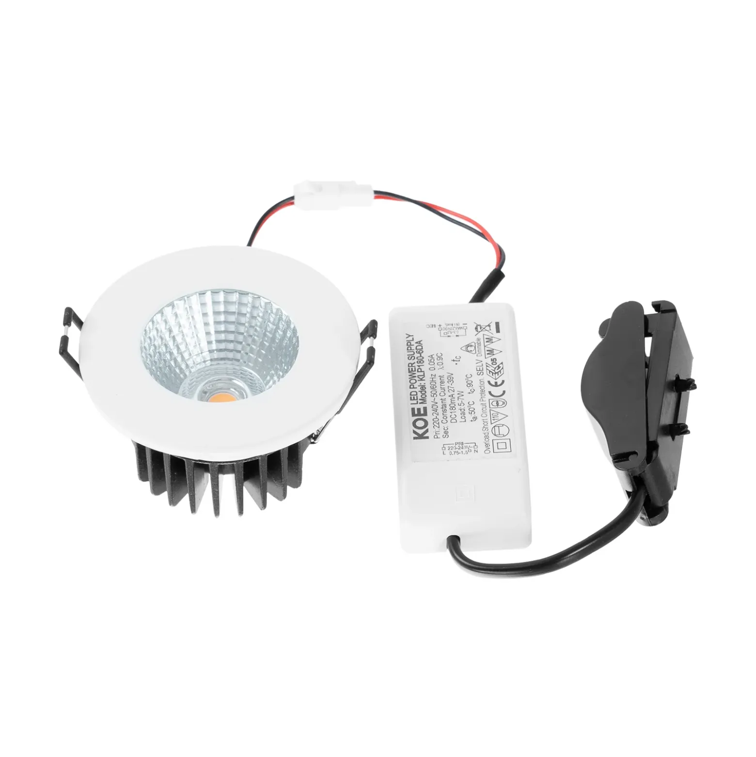 Foco downlight LED Arcchio Lirin, blanco, 2.700 K