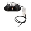 Foco empotrable Bega LED Studio Line, negro/latón, 2 luces.