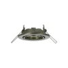 Foco empotrable de bajo voltaje, acero inoxidable, orientable